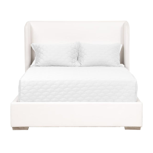 Modern European furniture - Winged Headboard Kind Bed - www.oroa.com