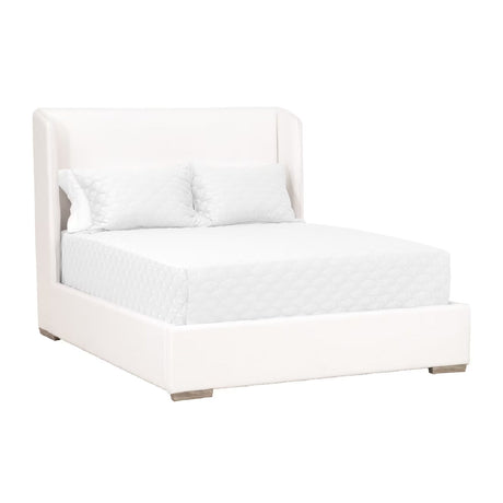Modern European furniture - Winged Headboard Kind Bed - www.oroa.com