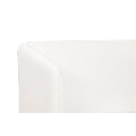 Modern European furniture - White Upholstered Twin Bed - www.oroa.com