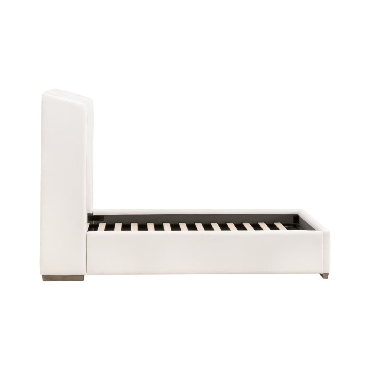 Modern European furniture - White Upholstered Twin Bed - www.oroa.com