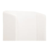 Modern European furniture - White Upholstered Twin Bed - www.oroa.com
