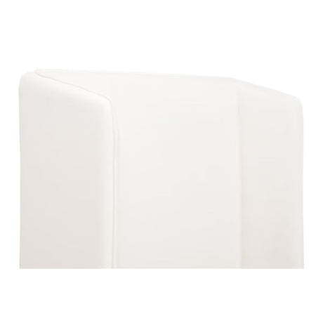 Modern European furniture - White Upholstered Twin Bed - www.oroa.com