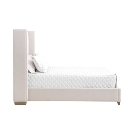 Modern European furniture - Cream Velvet California King Bed - www.oroa.com
