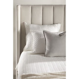 Modern European furniture - Cream Velvet California King Bed - www.oroa.com