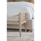 Modern European furniture - Cream Velvet California King Bed - www.oroa.com