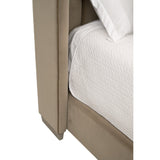 Channeled Velvet King Bed | Living Essentials Chandler