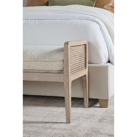 Channeled Velvet King Bed | Living Essentials Chandler