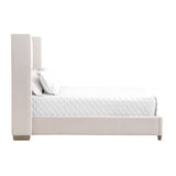 Channeled Velvet King Bed | Living Essentials Chandler