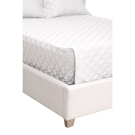 Channeled Velvet King Bed | Living Essentials Chandler