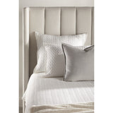 Channeled Velvet King Bed | Living Essentials Chandler