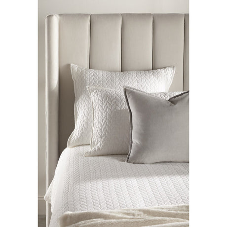 Channeled Velvet King Bed | Living Essentials Chandler