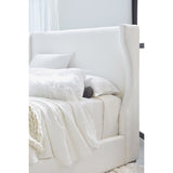Wing-Shaped Headboard Queen Bed | Living Essentials Balboa