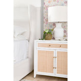 Wing-Shaped Headboard Queen Bed | Living Essentials Balboa