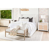 White Upholstered Bed | Living Essentials Balboa