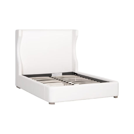 White Upholstered Bed | Living Essentials Balboa