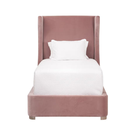 Modern European furniture - Velvet Winged Twin Bed - www.oroa.com