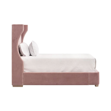 Modern European furniture - Velvet Winged Twin Bed - www.oroa.com