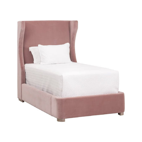 Modern European furniture - Velvet Winged Twin Bed - www.oroa.com
