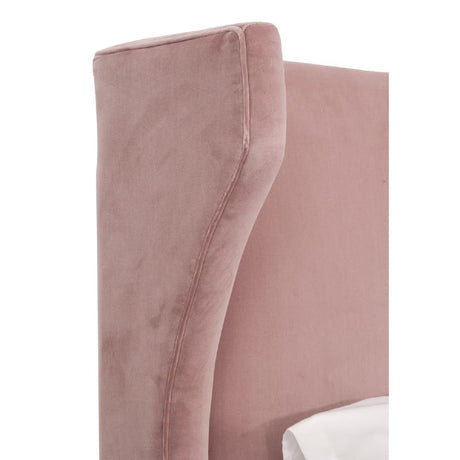Modern European furniture - Velvet Winged Twin Bed - www.oroa.com