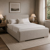 Modern European furniture - Minimalist Upholstered Bed - www.oroa.com