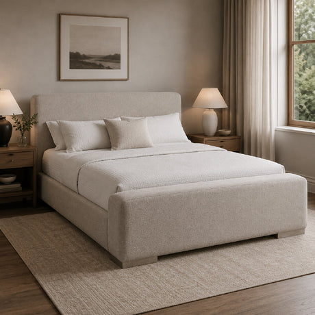 Modern European furniture - Minimalist Upholstered Bed - www.oroa.com