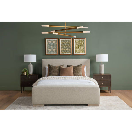 Modern European furniture - Minimalist Upholstered Bed - www.oroa.com