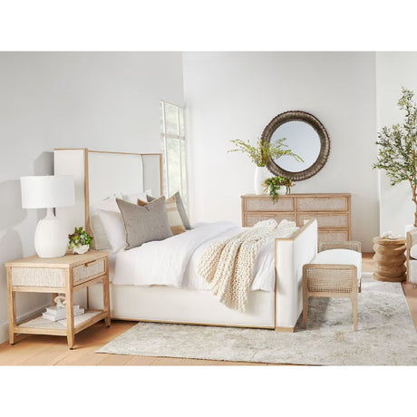 White Upholstered Bed | Living Essentials Tailor