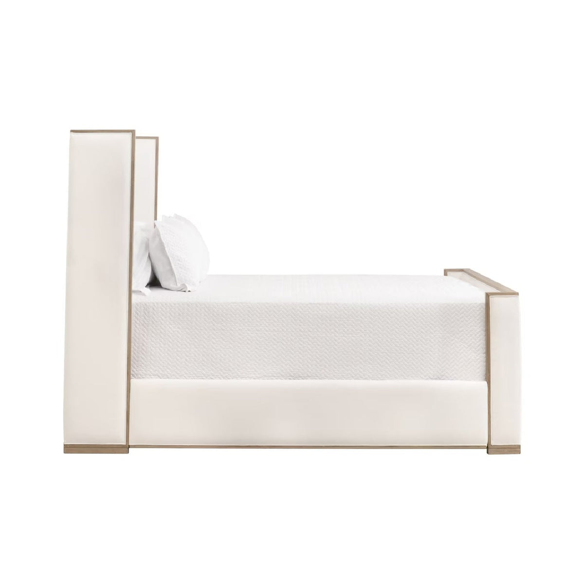 White Upholstered Bed | Living Essentials Tailor