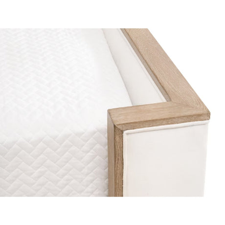 White Upholstered Bed | Living Essentials Tailor