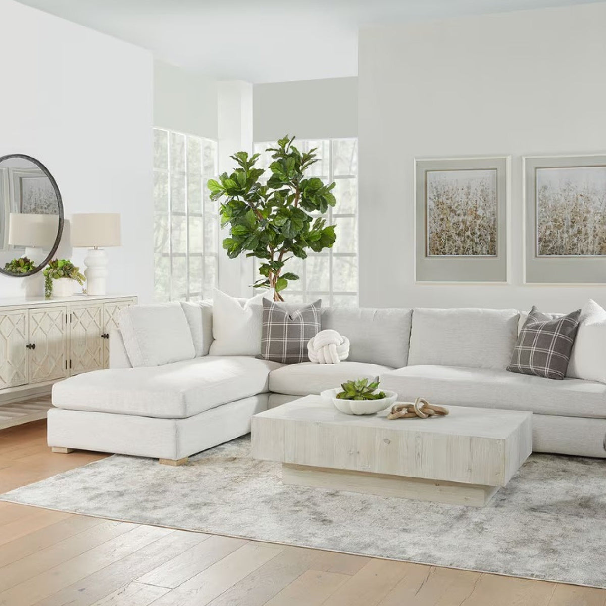 Minimalist Linen Blend Pillows (2) | Living Essentials The Basic