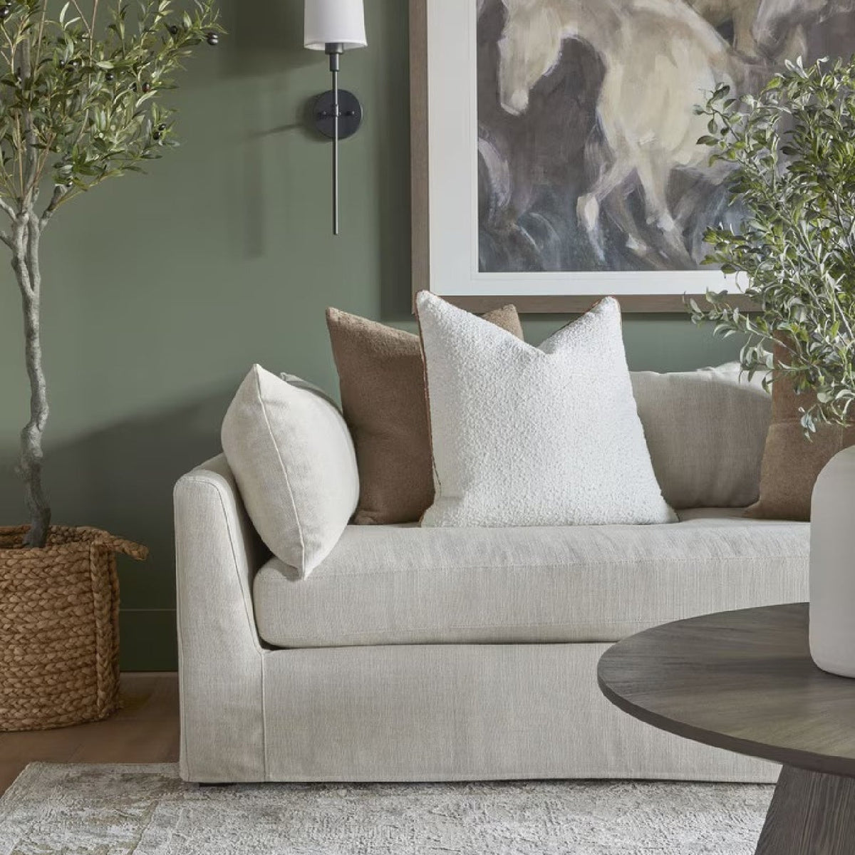Piped Square Pillows (2) | Living Essentials The Not So Basic