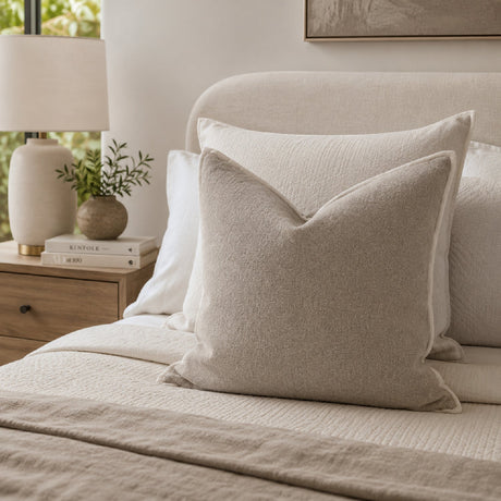 Piped Square Pillows (2) | Living Essentials The Not So Basic