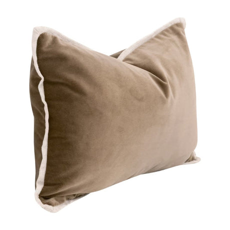 Modern European furniture - Brown Velvet Lumbar Pillows (2) - www.oroa.com