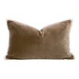 Modern European furniture - Brown Velvet Lumbar Pillows (2) - www.oroa.com