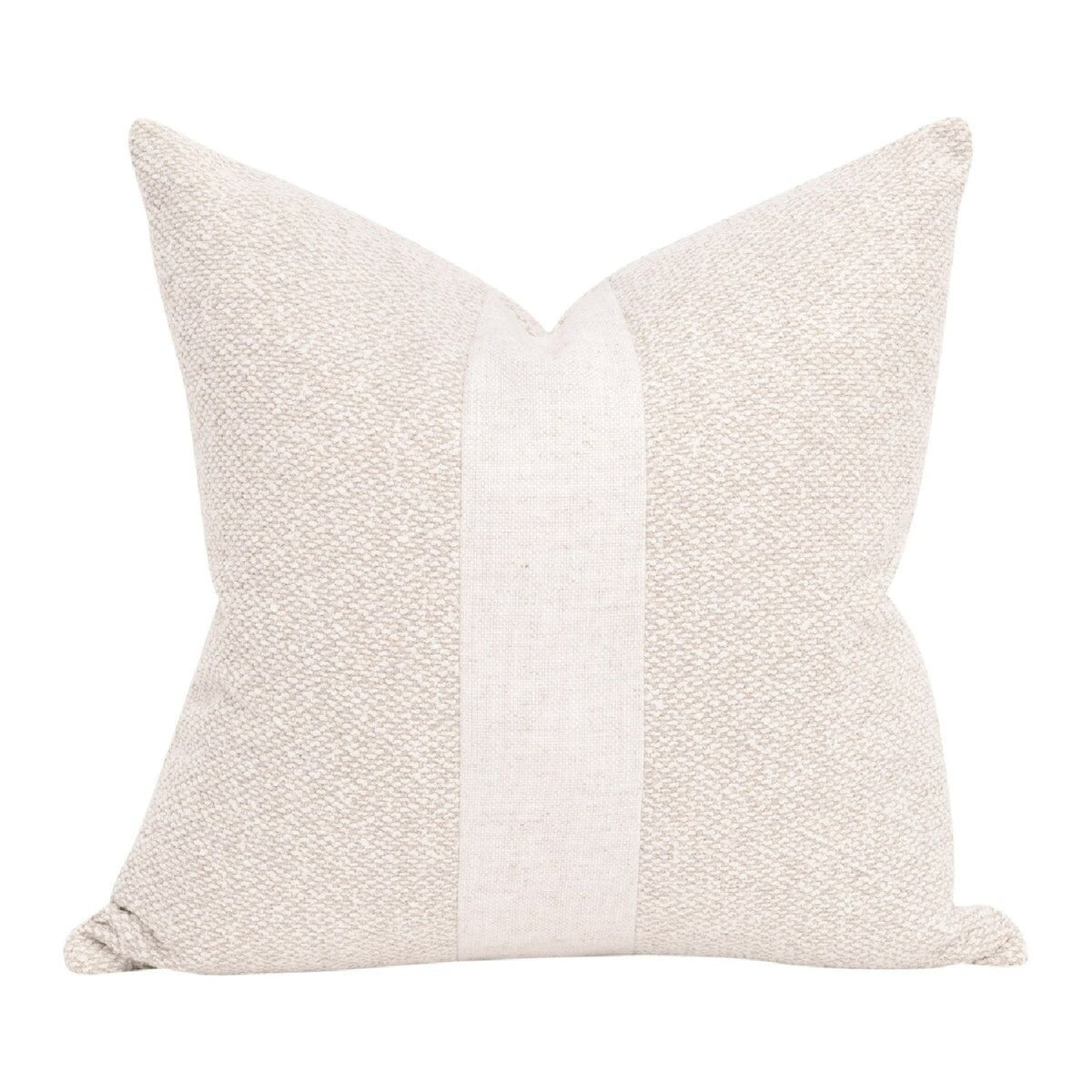 Modern European furniture - Cream Linen Stripe Pillows (2) - www.oroa.com