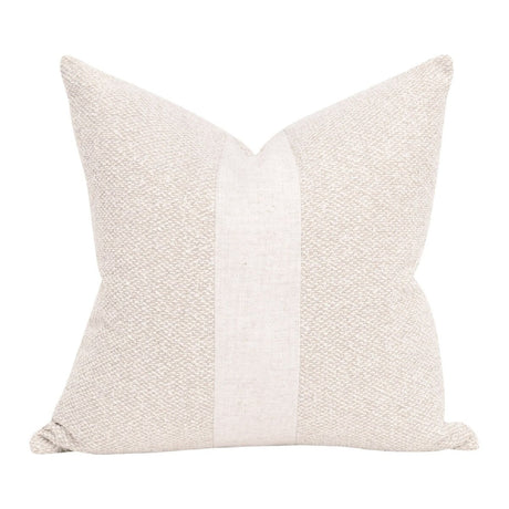 Modern European furniture - Cream Linen Stripe Pillows (2) - www.oroa.com