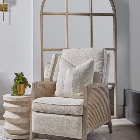 Modern European furniture - Cream Linen Stripe Pillows (2) - www.oroa.com