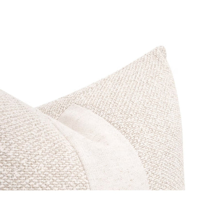 Modern European furniture - Cream Linen Stripe Pillows (2) - www.oroa.com