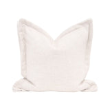 Modern European furniture - Cream Linen Flanged Pillows (2) - www.oroa.com