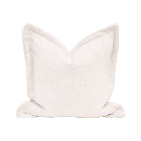 Modern European furniture - Cream Linen Flanged Pillows (2) - www.oroa.com