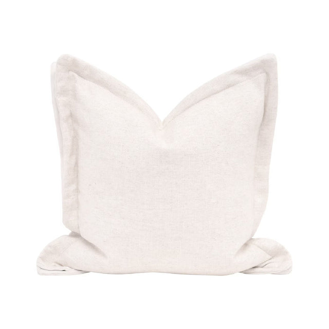 Modern European furniture - Cream Linen Flanged Pillows (2) - www.oroa.com