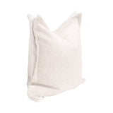 Modern European furniture - Cream Linen Flanged Pillows (2) - www.oroa.com