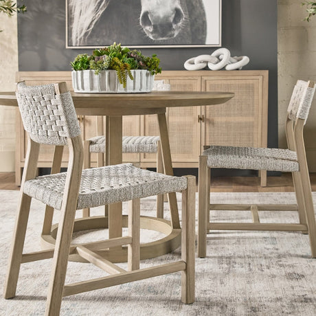 Round Oak Dining Table | Living Essentials Reeves