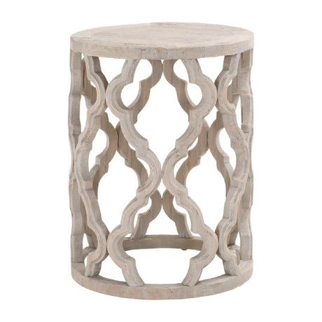 Elm Openwork End Table | Living Essentials Clover