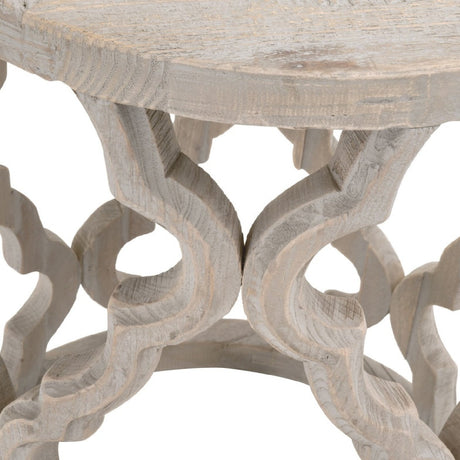 Elm Openwork End Table | Living Essentials Clover