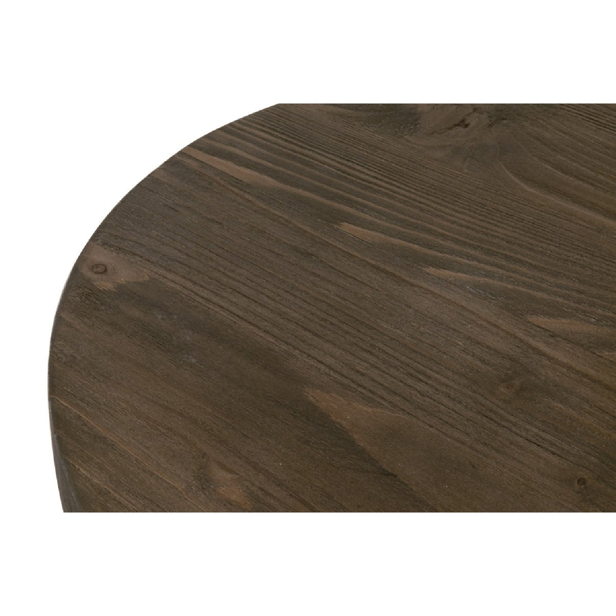 Pine Wood Cylindrical Accent Table | Living Essentials Pier