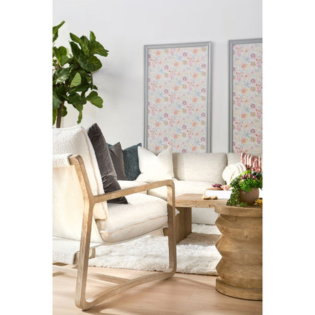 Pine Wood Cylindrical Accent Table | Living Essentials Pier