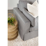 Pine Wood Cylindrical Accent Table | Living Essentials Pier
