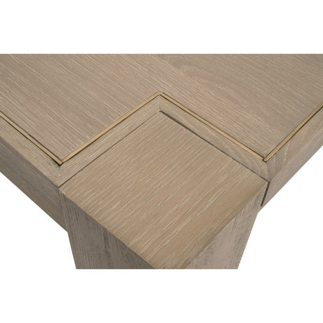 Modern European furniture - Gray Oak Extendable Dining Table - www.oroa.com