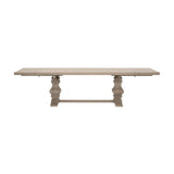 Extendable Gray Oak Dining Table | Living Essentials Monastery